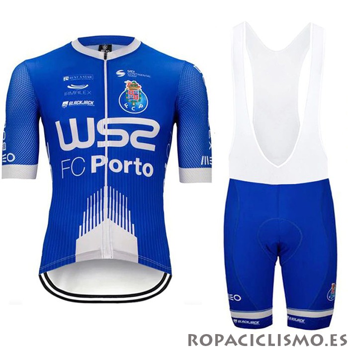 2020 Maillot W52-FC Porto Tirantes Mangas Cortas Azul Blanco